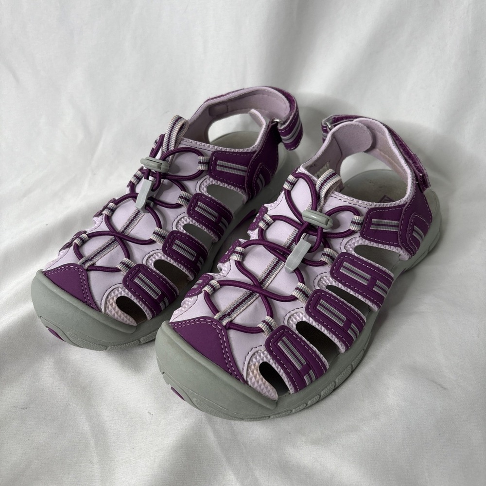 Khombu Sandy Kids Active Sandal Closed Toe‎ Purple/Pink Youth Size 3